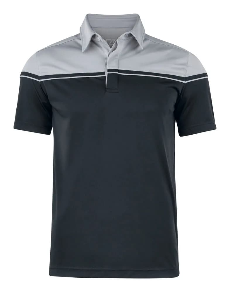 Seabeck Polo Men - Black/Light Grey