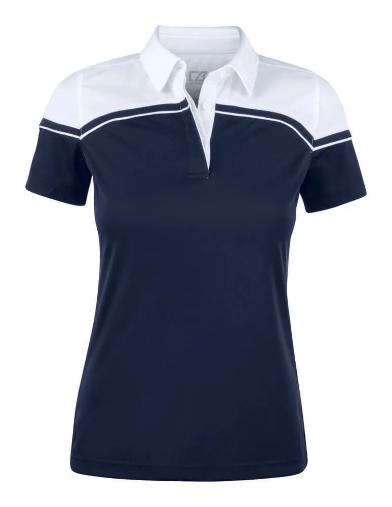 Seabeck Polo Ladies - Dark Navy/White
