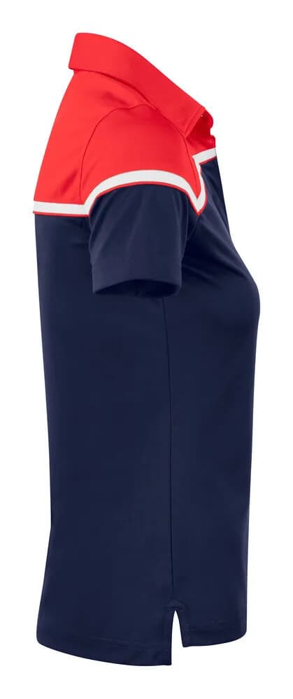 Seabeck Polo Ladies - Dark Navy/Red