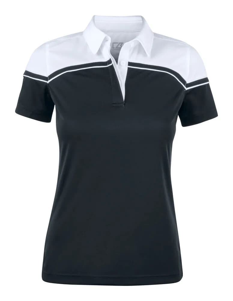 Seabeck Polo Ladies - Black/White