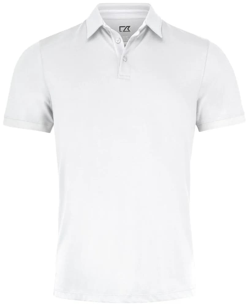 Oceanside Stretch Polo Men - White