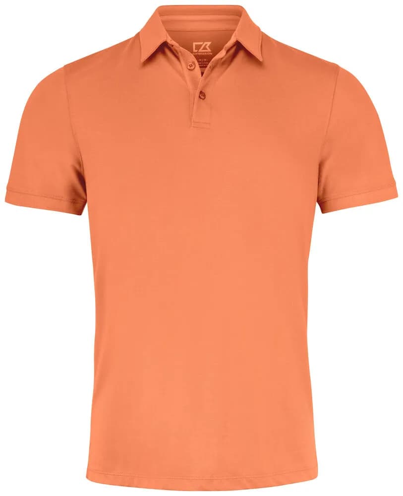 Oceanside Stretch Polo Men - Peach
