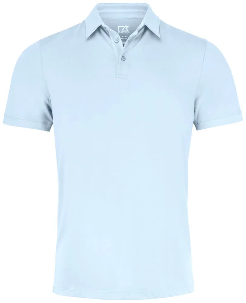 Oceanside Stretch Polo Men - Heaven Blue