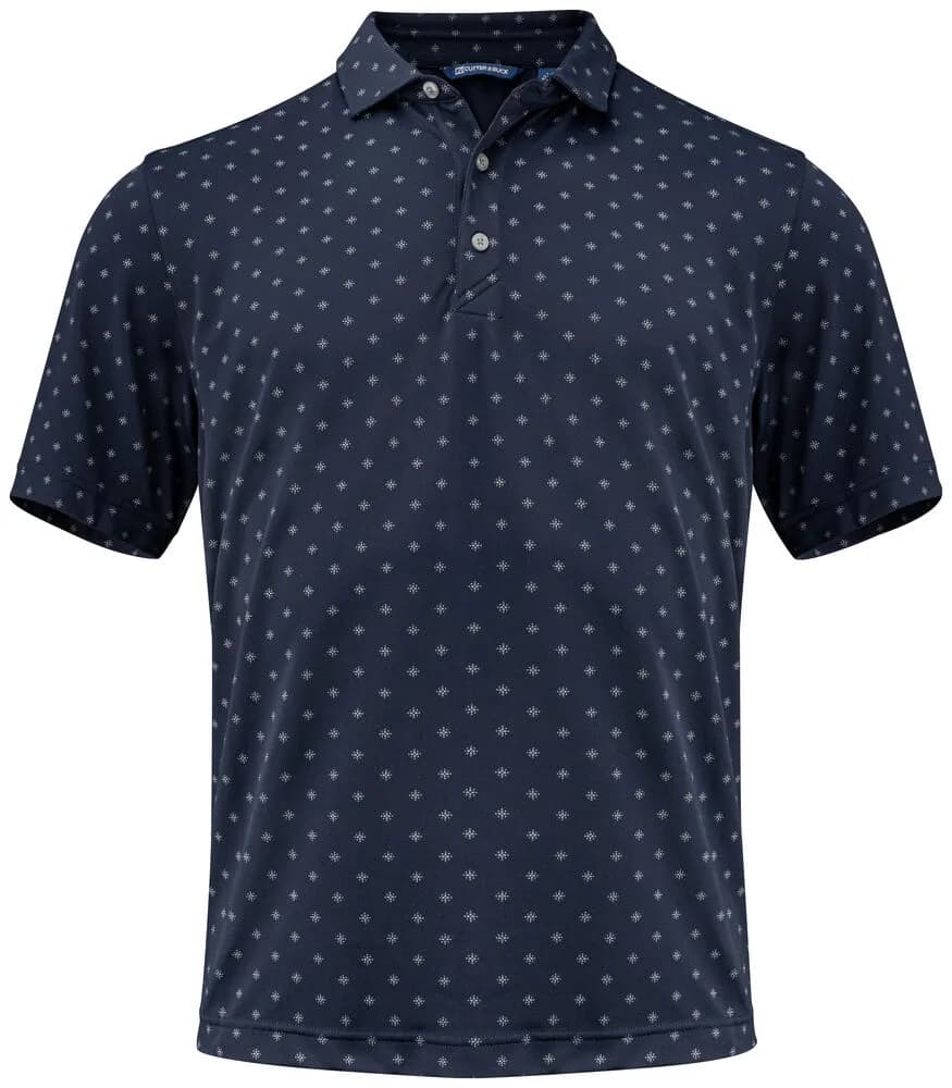 Virtue Polo Printed - Dark Navy