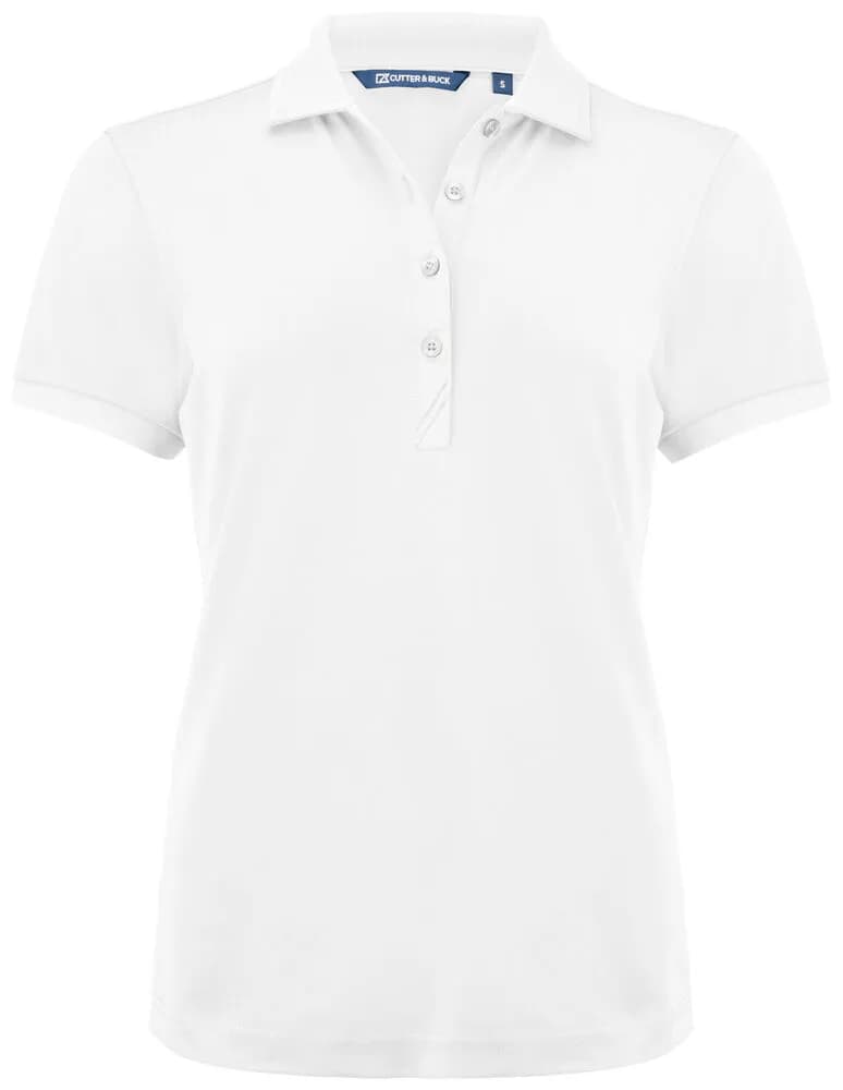 Virtue Polo Solid Women - White