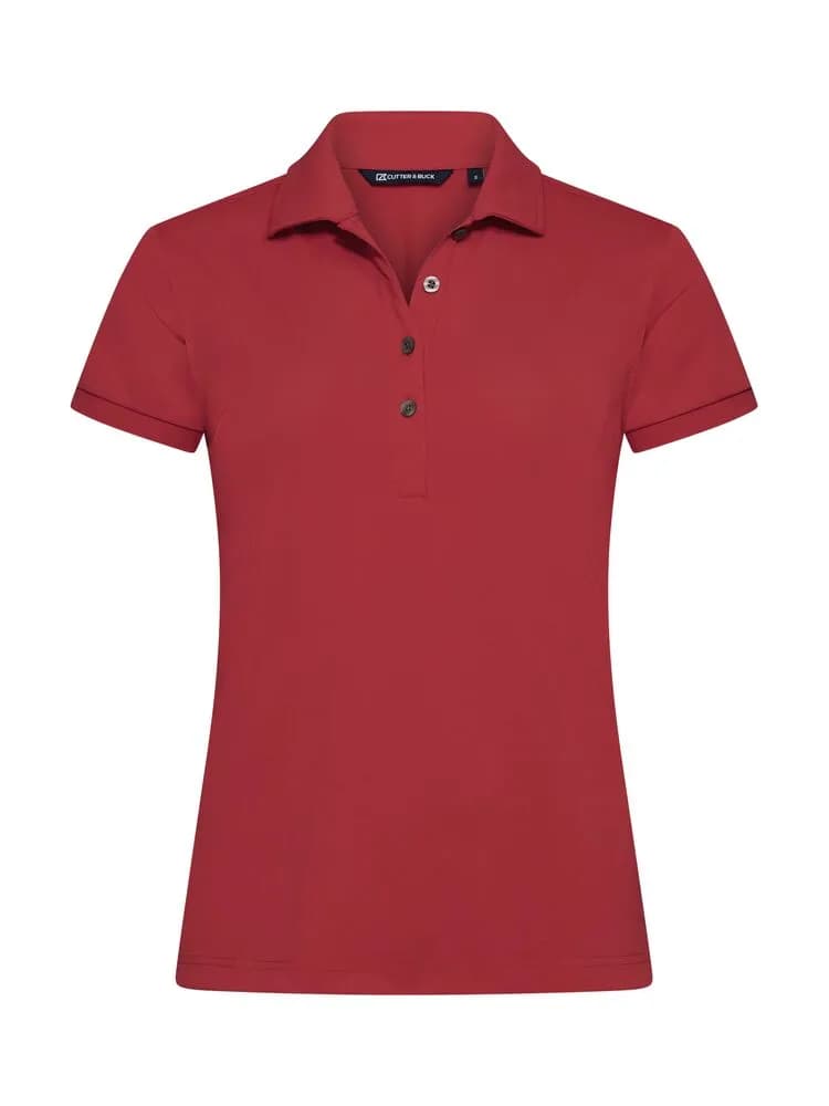 Virtue Polo Solid Women - Red