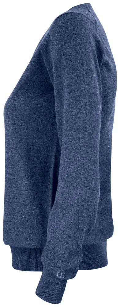 Oakville V-neck Ladies - Navy Melange