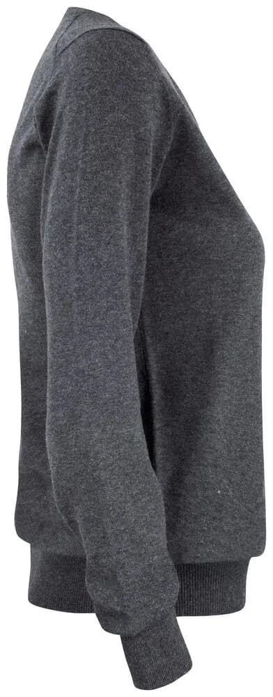 Oakville V-neck Ladies - Anthracite Melange