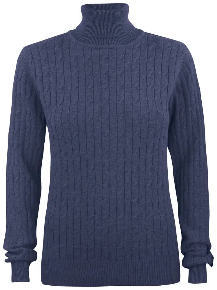 Blakely Rollerneck Ladies - Navy Melange