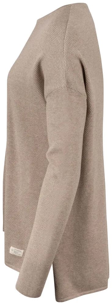 Carnation Sweater Ladies - Taupe Melange