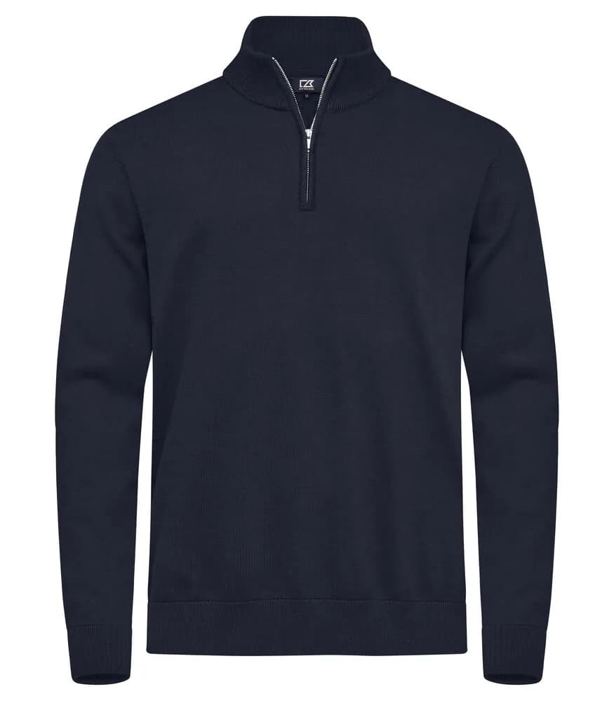 Oakville Half Zip Sweater Men - Dark Navy