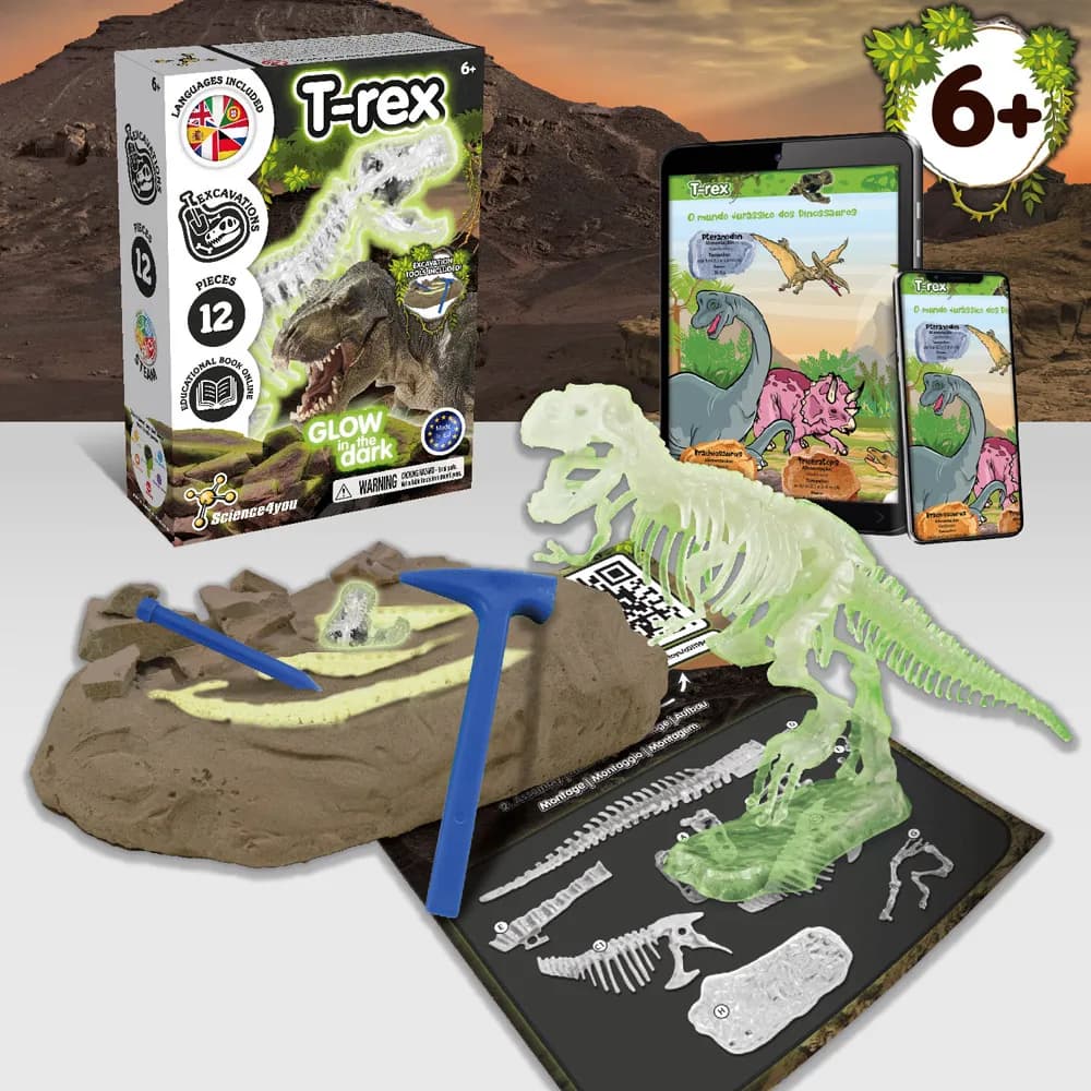 Lernspiel für Kinder - Fossil Excavation Kit I - Gemischt