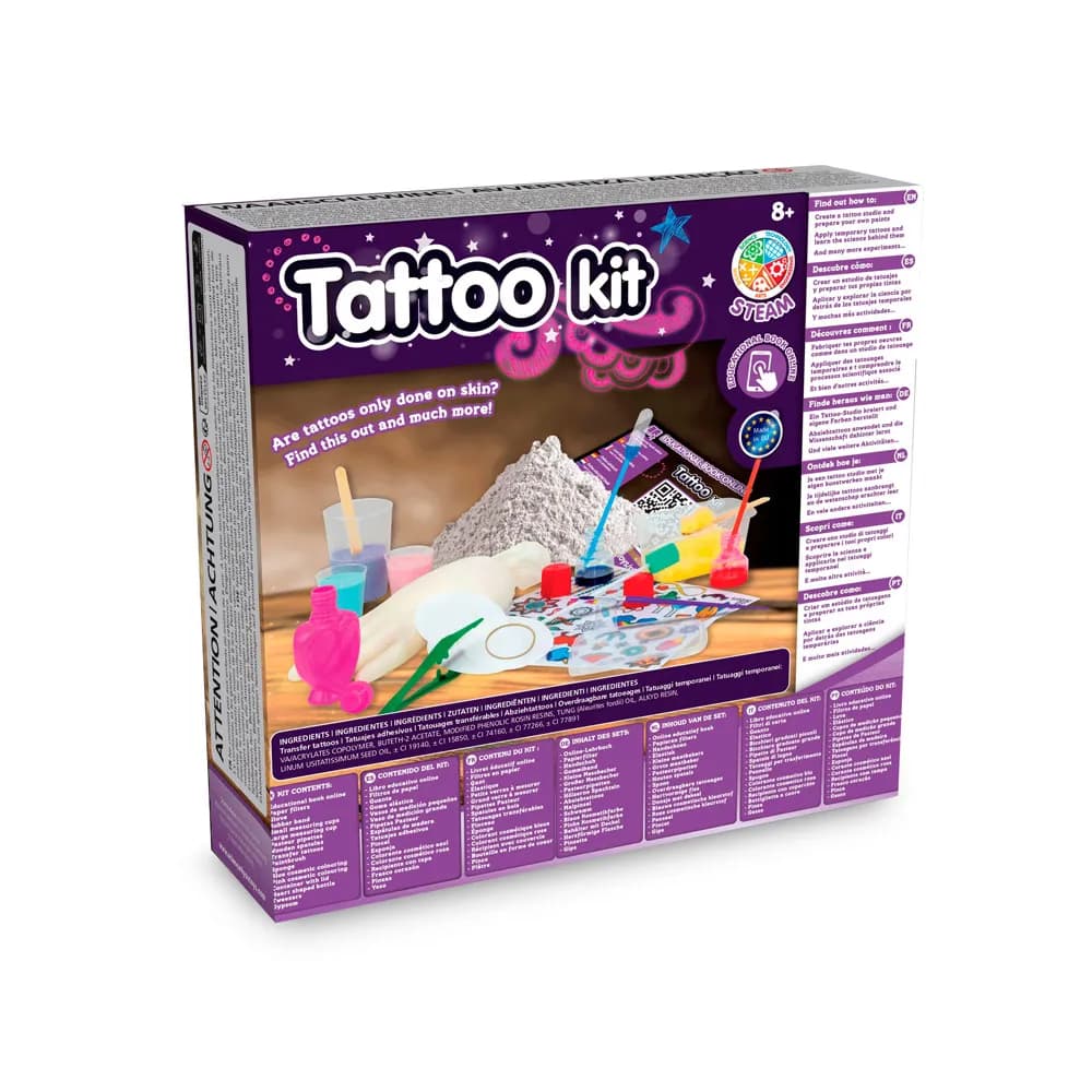 Lernspiel für Kinder - Tattoo Factory Kit I - Gemischt