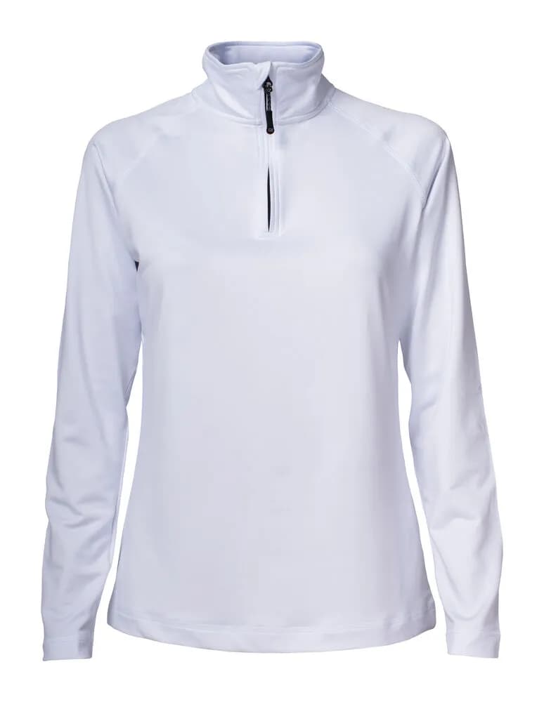 Coos Bay Half Zip Ladies - White
