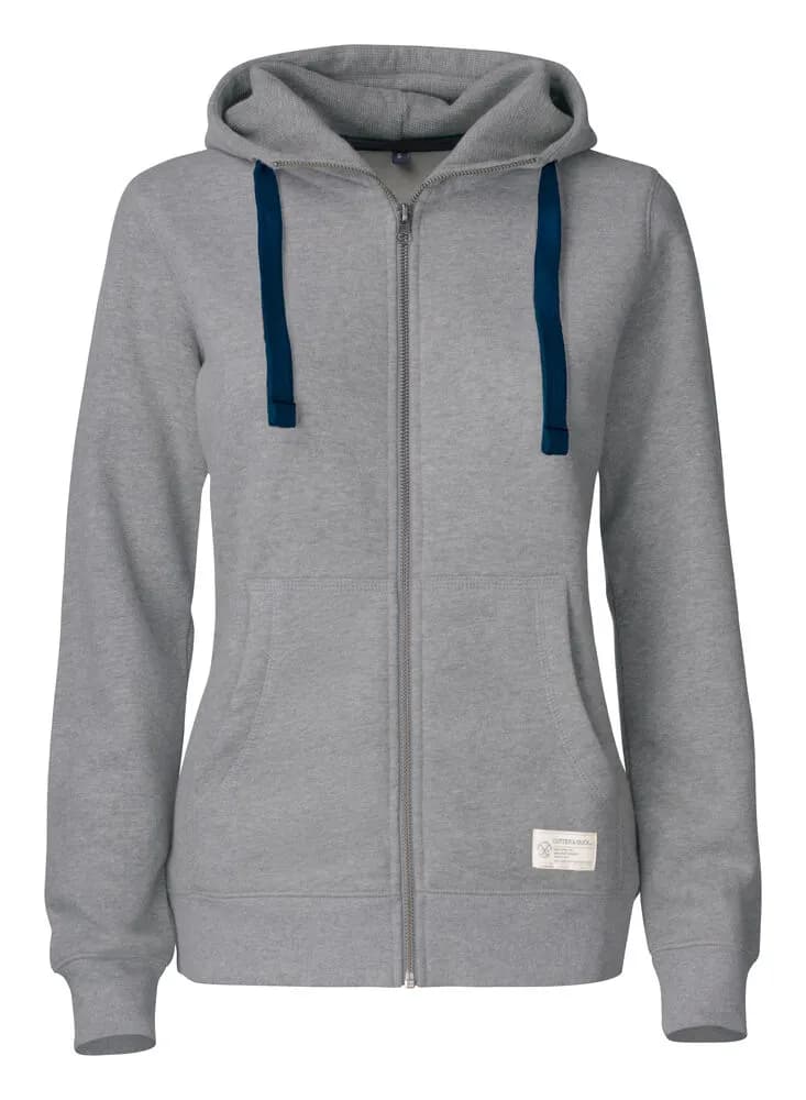 Twisp Hood FZ Ladies - Grey Melange