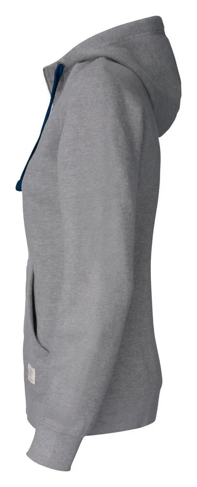 Twisp Hood FZ Ladies - Grey Melange