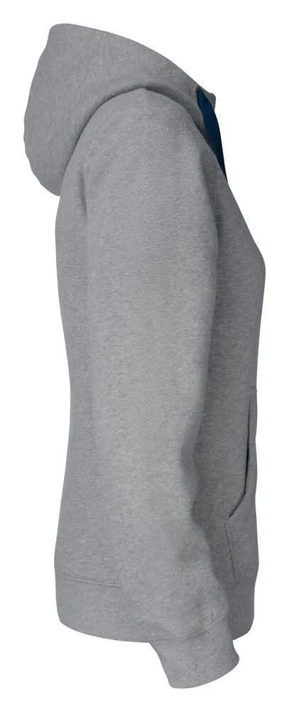 Twisp Hood FZ Ladies - Grey Melange