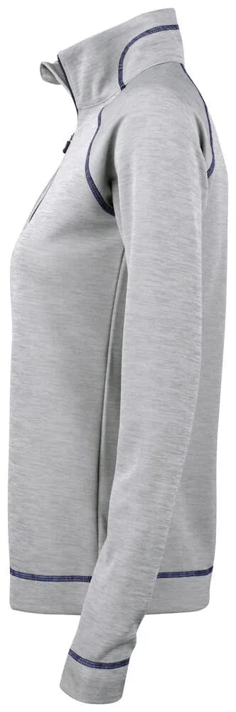 Chambers Half Zip Ladies - Grey Melange