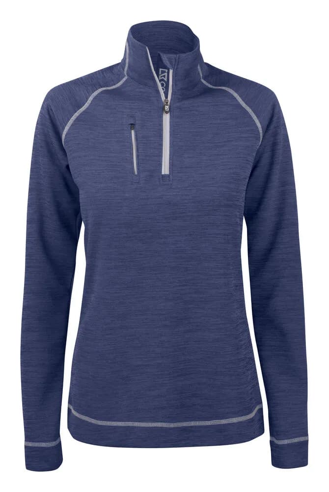 Chambers Half Zip Ladies - Denim Melange