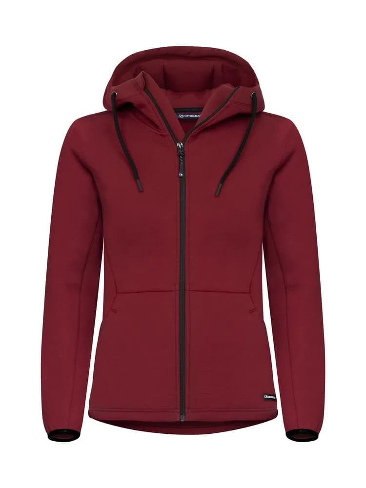 Pemberton Hood FZ Ladies - Biking Red