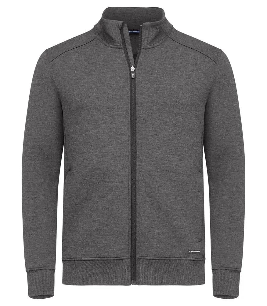 Pemberton Cardigan Full Zip Men - Anthracite Melange