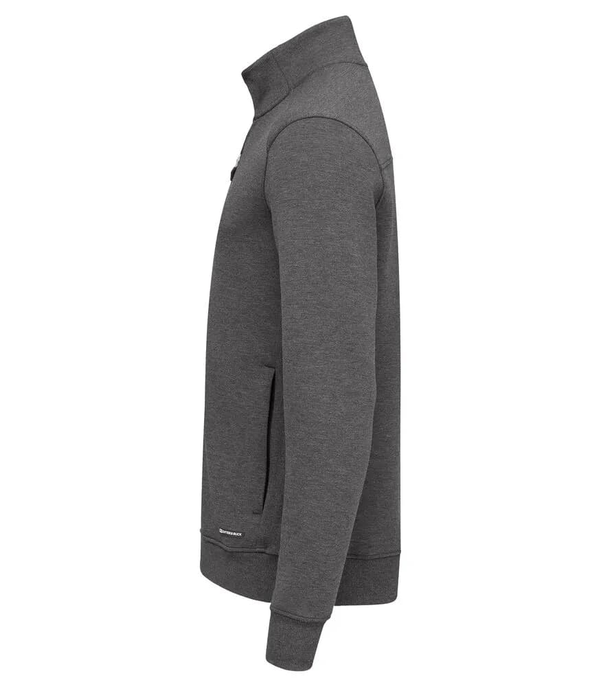 Pemberton Cardigan Full Zip Men - Anthracite Melange
