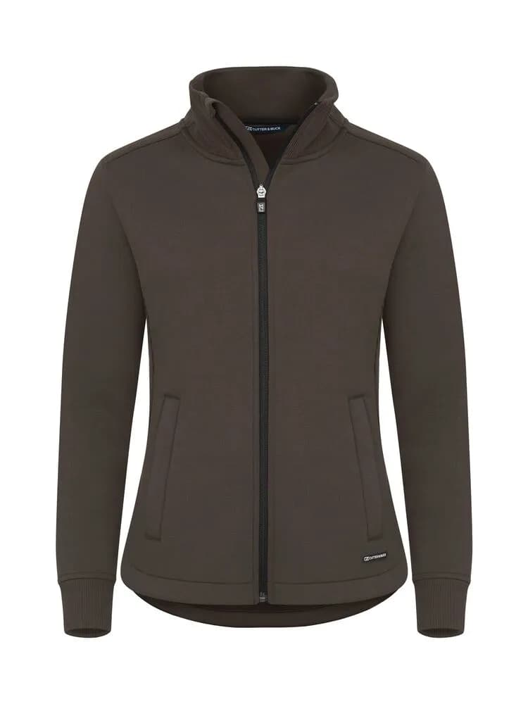 Pemberton Cardigan Full Zip Women - Dark Mocca