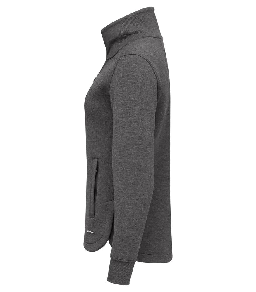 Pemberton Cardigan Full Zip Women - Anthracite Melange