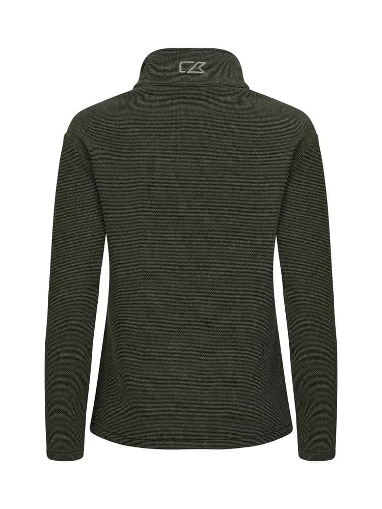 Hunts Point Flecce Full Zip Women - Ivy Green