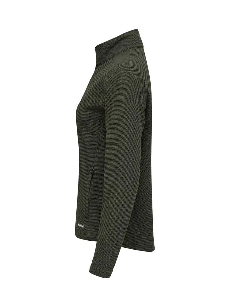 Hunts Point Flecce Full Zip Women - Ivy Green