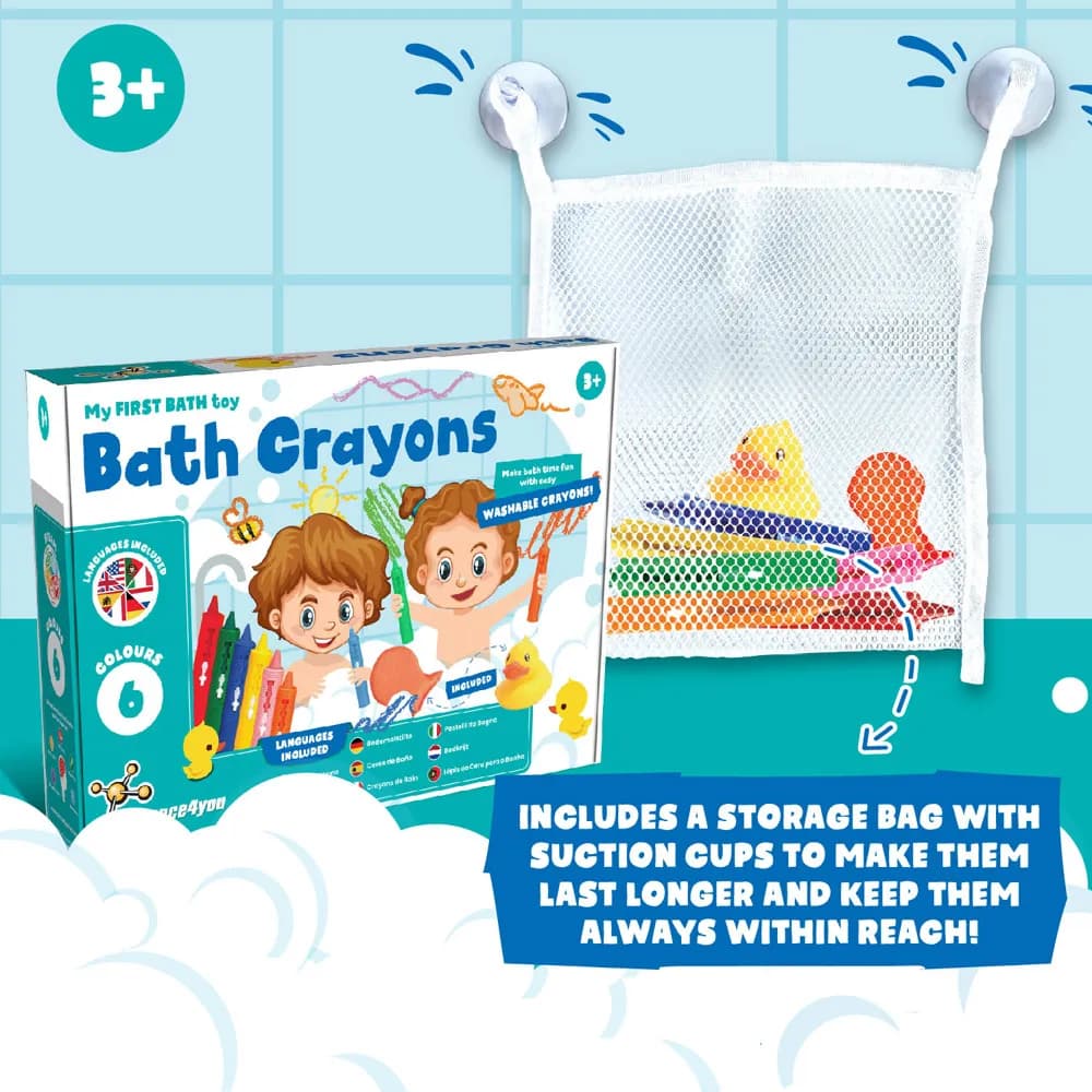 Lernspielzeug für Kinder - BATH CRAYONS - Gemischt