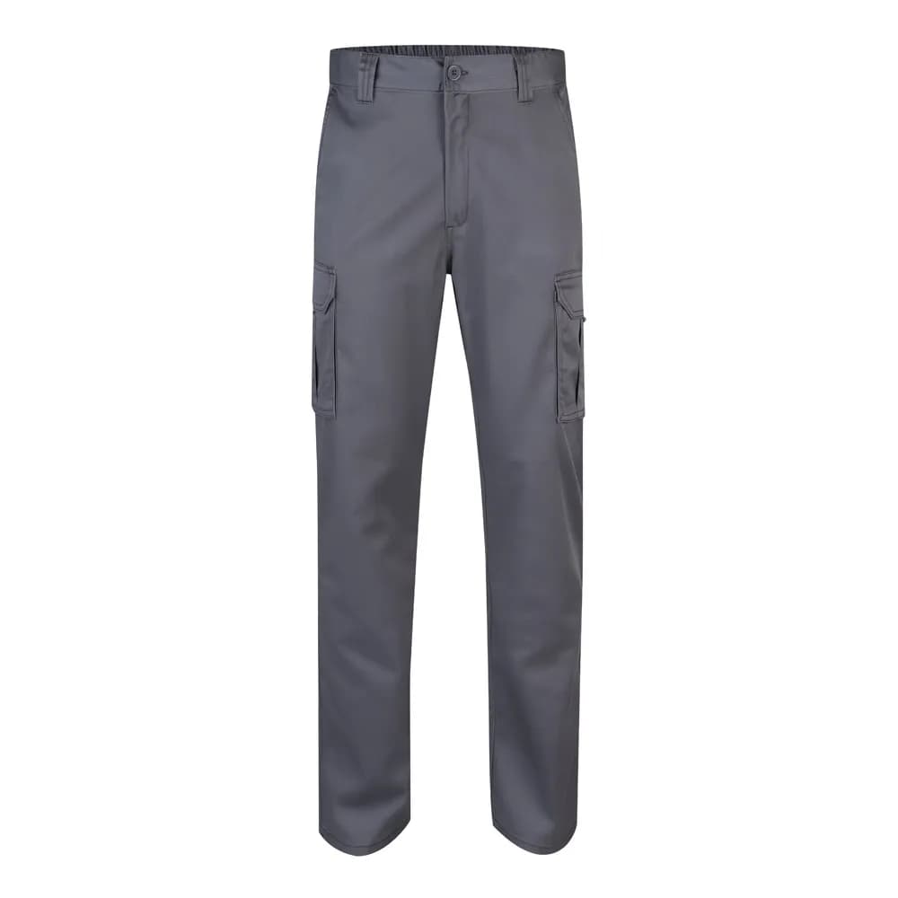 Multi-Pocket-Stretchhose (240 g/m²) aus Baumwolle (46 %), EME (38 %) und Polyester (16 %) - VL LUGH - Grau