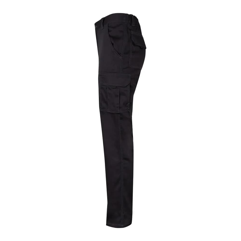 Multitaschen-Stretchhose (290 g/m²) aus Baumwolle (46 %), EME (38 %) und Polyester (16 %) - VL PAN - Schwarz