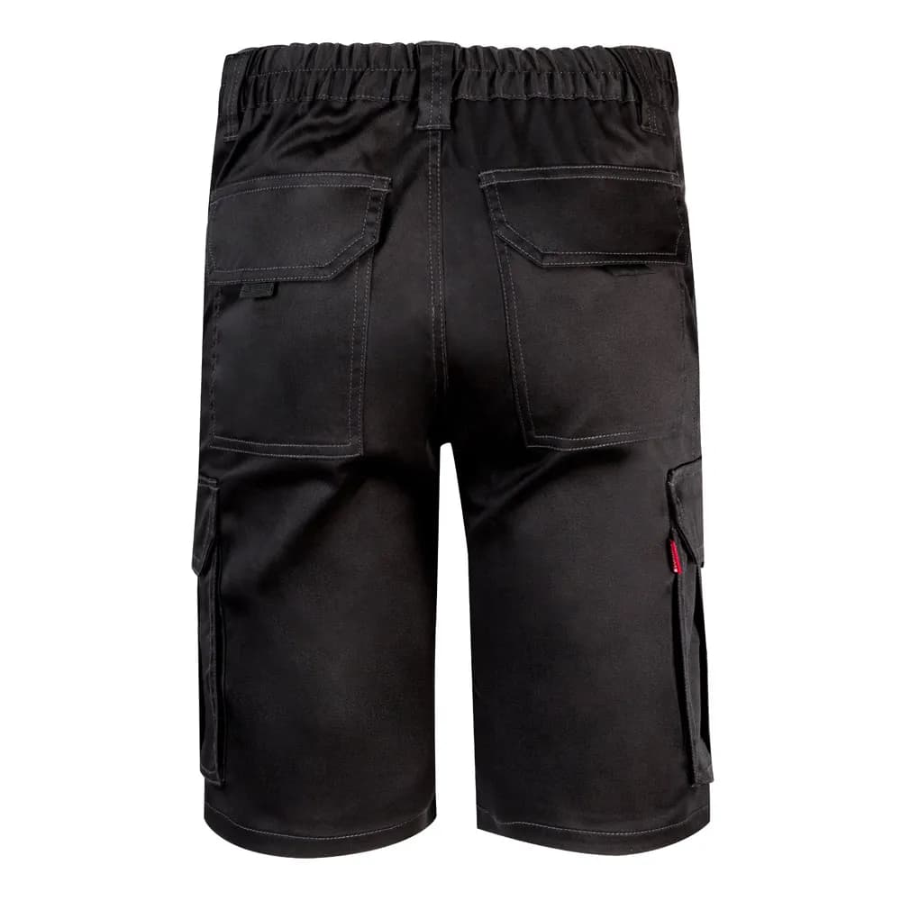 Stretch-Bermudashorts mit mehreren Taschen (240 g/m²), aus Baumwolle (46 %), EME (38 %) und Polyester (16 %) - VL HEBE - Schwarz