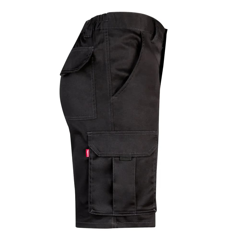 Stretch-Bermudashorts mit mehreren Taschen (240 g/m²), aus Baumwolle (46 %), EME (38 %) und Polyester (16 %) - VL HEBE - Schwarz