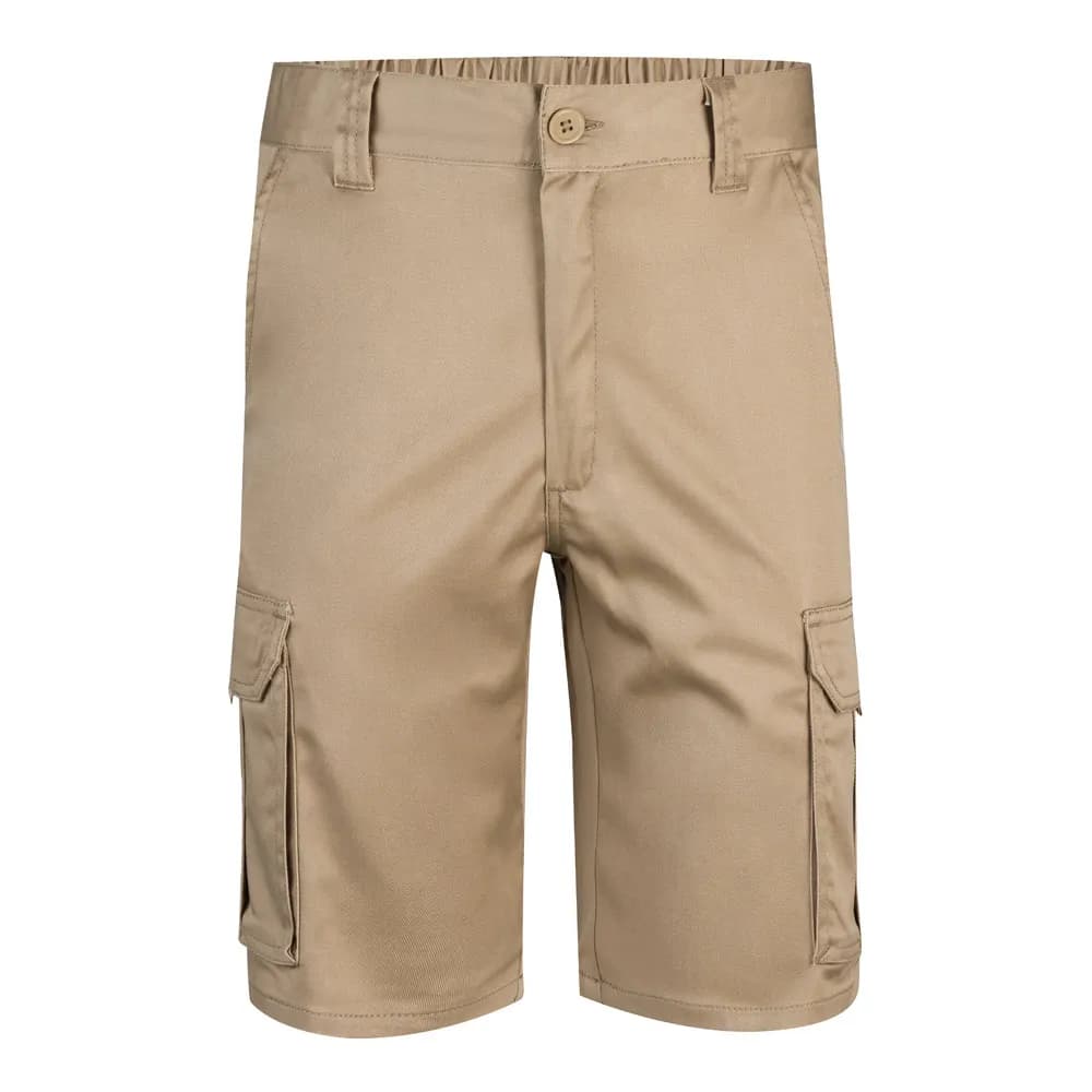 Stretch-Bermudashorts mit mehreren Taschen (240 g/m²), aus Baumwolle (46 %), EME (38 %) und Polyester (16 %) - VL HEBE - Naturhell