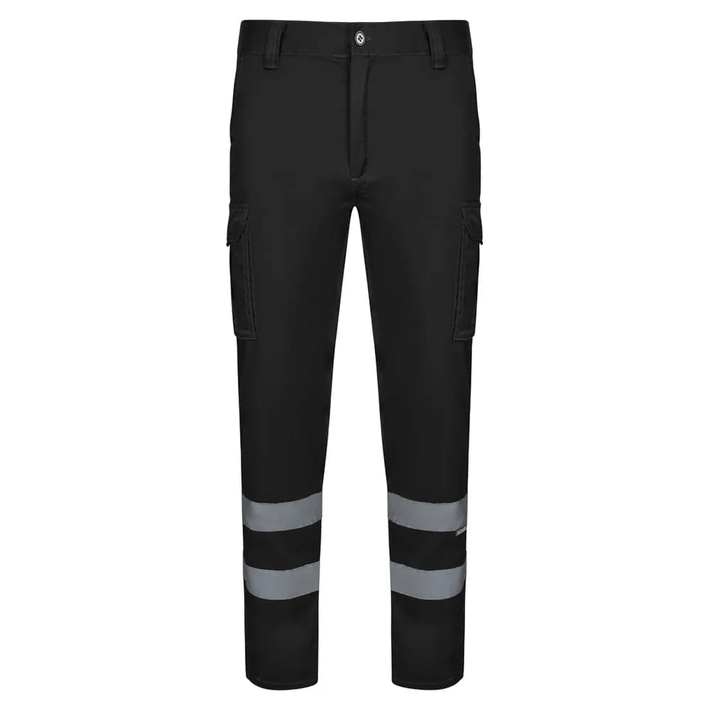 Multitaschen-Stretchhose (240 g/m²), aus Baumwolle (46 %), EME (38 %) und Polyester (16 %) - VL DIONYSUS - Schwarz