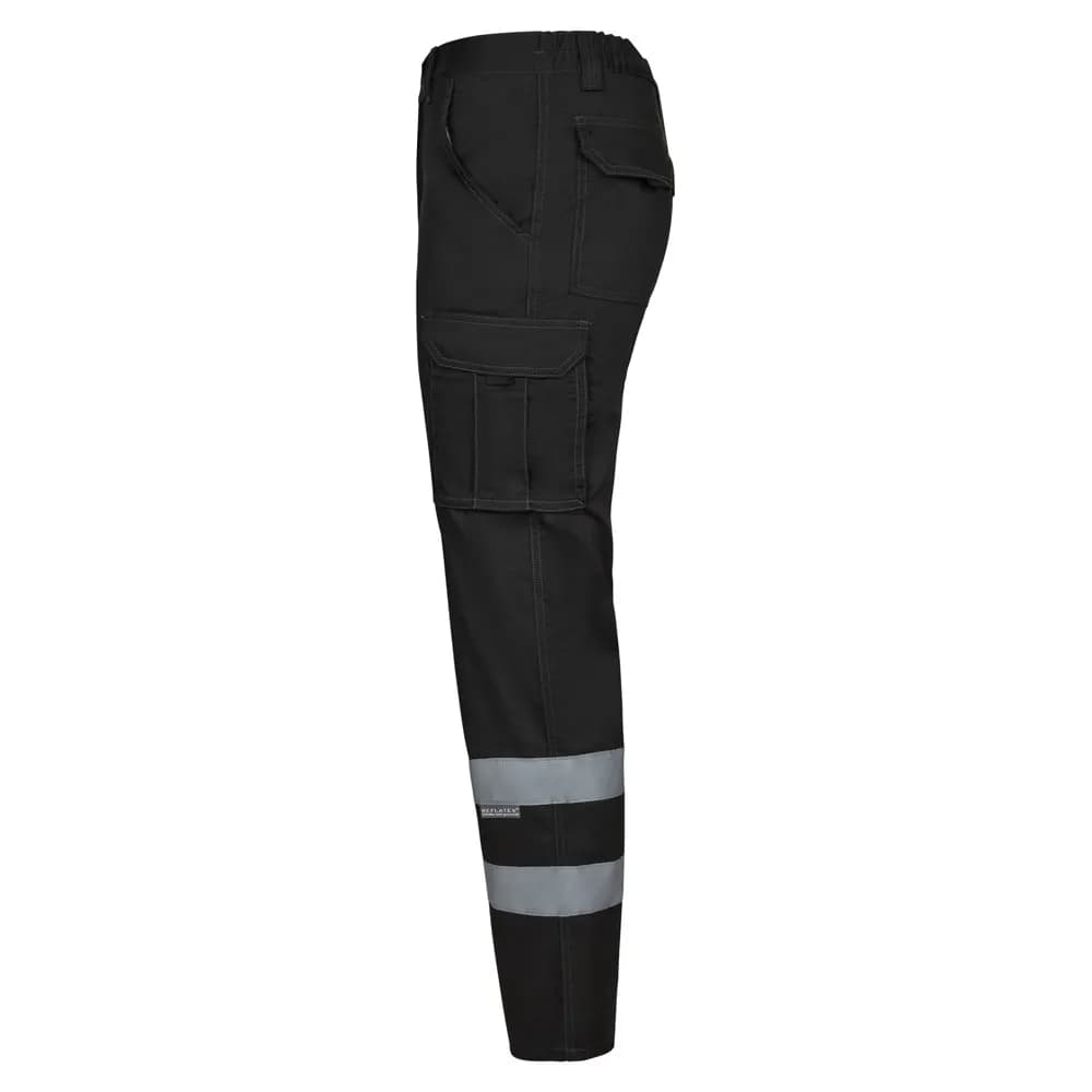 Multitaschen-Stretchhose (240 g/m²), aus Baumwolle (46 %), EME (38 %) und Polyester (16 %) - VL DIONYSUS - Schwarz