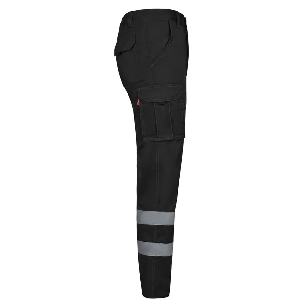 Multitaschen-Stretchhose (240 g/m²), aus Baumwolle (46 %), EME (38 %) und Polyester (16 %) - VL DIONYSUS - Schwarz