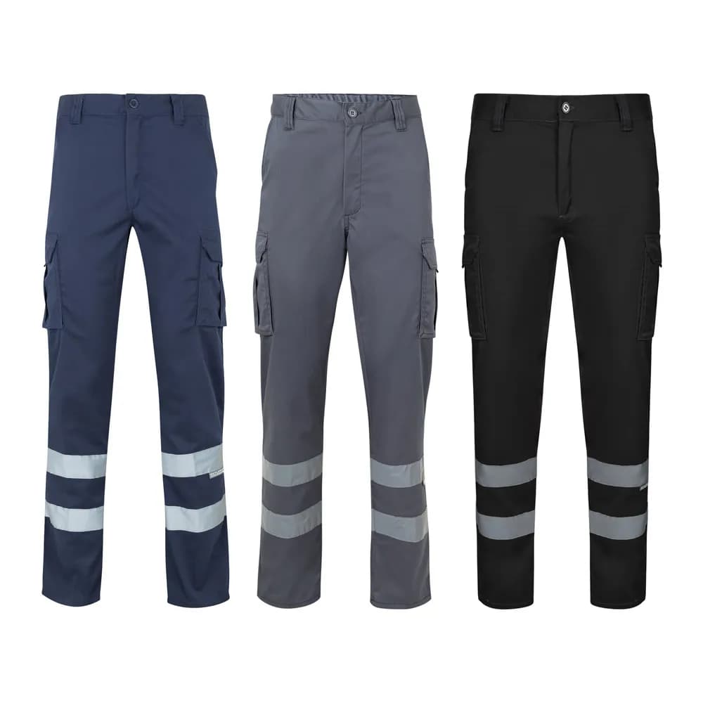 Multitaschen-Stretchhose (240 g/m²), aus Baumwolle (46 %), EME (38 %) und Polyester (16 %) - VL DIONYSUS - Schwarz