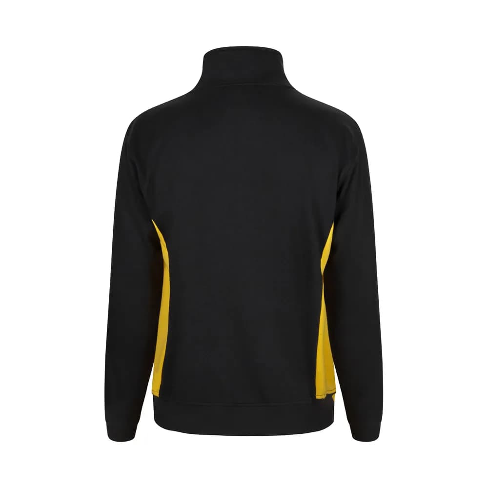 Zweifarbiges Frottee-Sweatshirt (260 g/m²), aus Polyester (65 %) und Baumwolle (35 %) - VL SVAROG - Schwarz