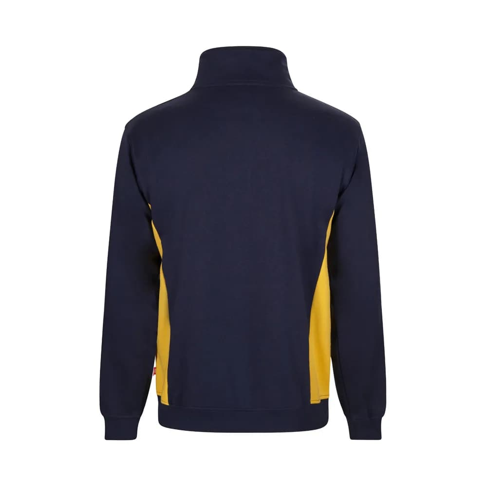 Zweifarbiges Frottee-Sweatshirt (260 g/m²), aus Polyester (65 %) und Baumwolle (35 %) - VL SVAROG - Schwarz