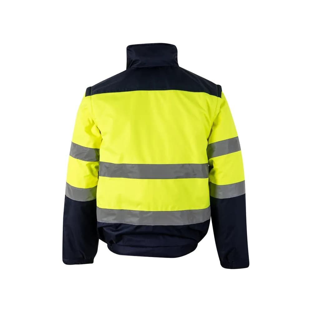 Zweifarbige Steppjacke (180g/m²) aus Polyester (100%) mit PU-Beschichtung - VL JUPITER LARGE - Marineblau