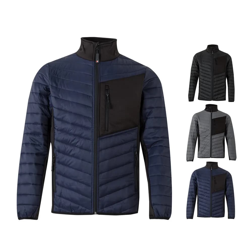 Steppjacke (265g/m²), aus Polyester (100%) - VL RAIJIN - Schwarz
