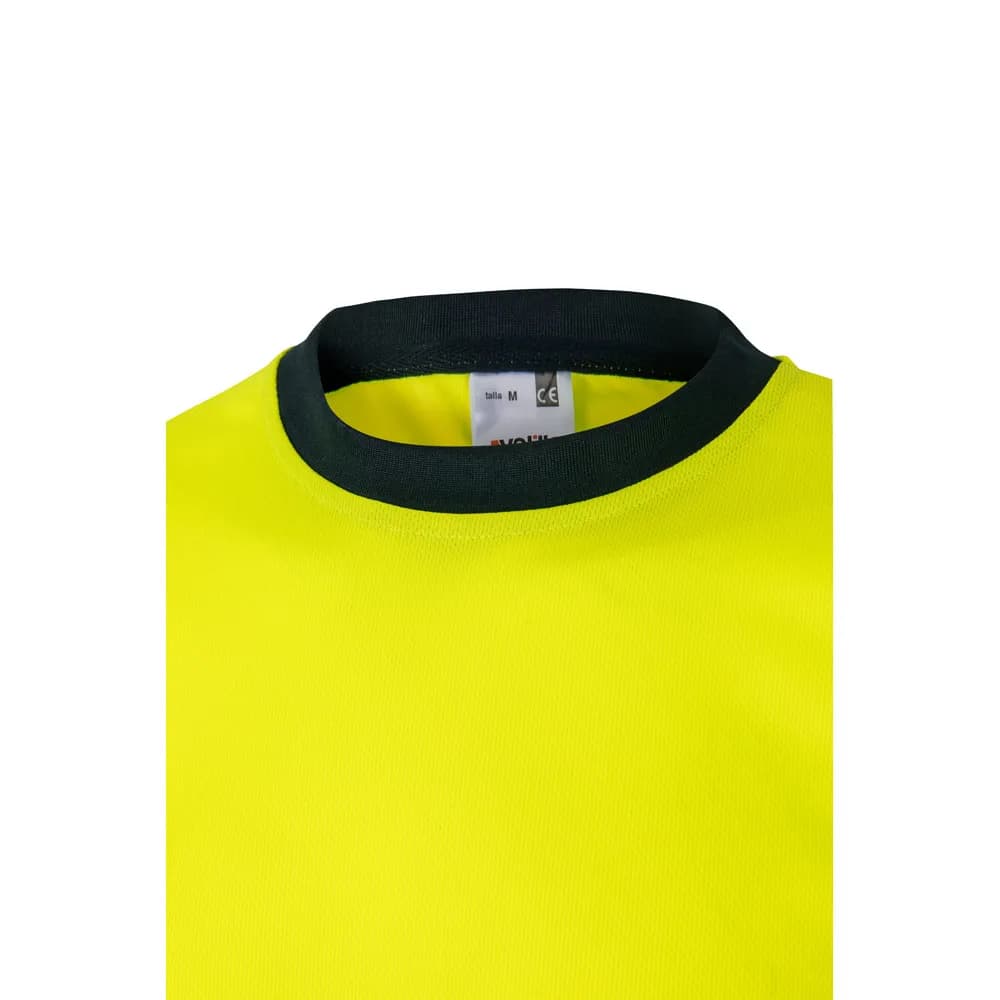 Zweifarbiges technisches T-Shirt mit Bird-Eye-Design (140 g/m²), aus Polyester (100%) - VL BRAHMA LARGE - Marineblau