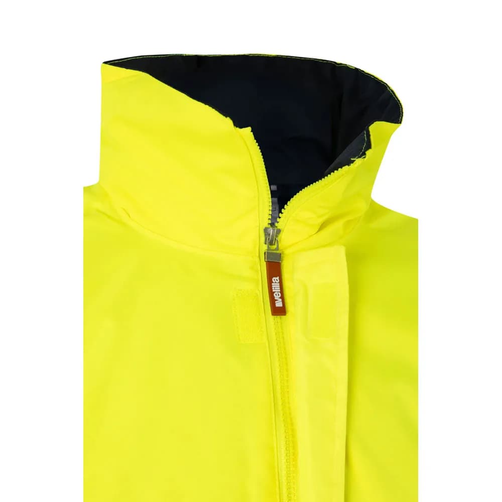 Zweifarbiger Parka (190g/m²), aus Polyester (100%), mit PU-Beschichtung - VL THEMIS - Marineblau