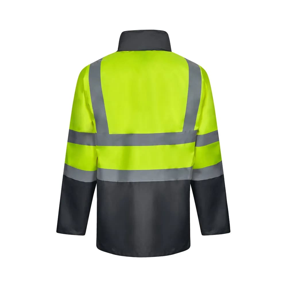 Zweifarbiger 4-in-1-Parka (180 g/m²), aus Polyester (100%) mit PU-Beschichtung - VL JUNO - Marineblau