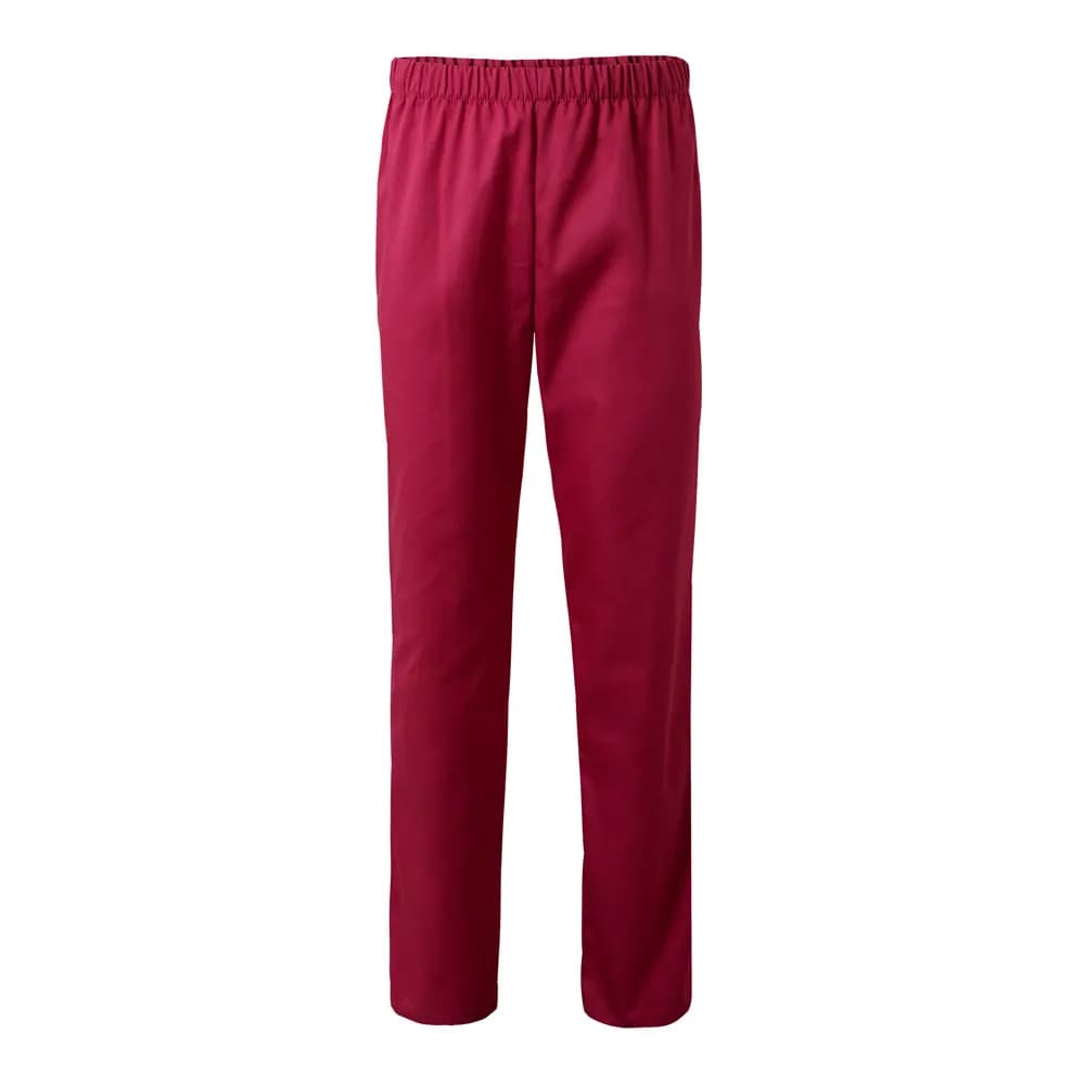 Hosen aus Twill (190g/m²), aus Baumwolle (35%) und Polyester (65%) - VL APHRODITE - Burgunder