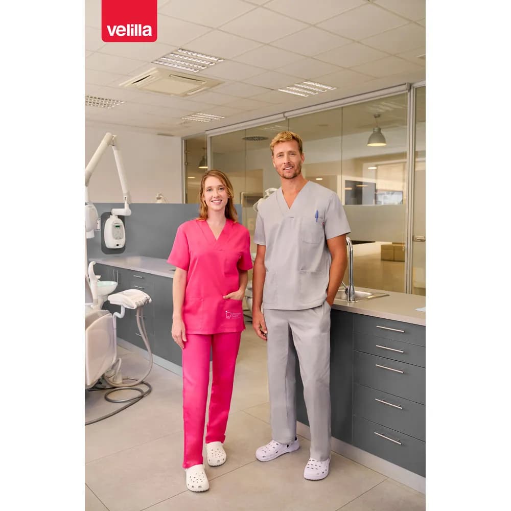 Hosen aus Twill (190g/m²), aus Baumwolle (35%) und Polyester (65%) - VL APHRODITE - Rosa