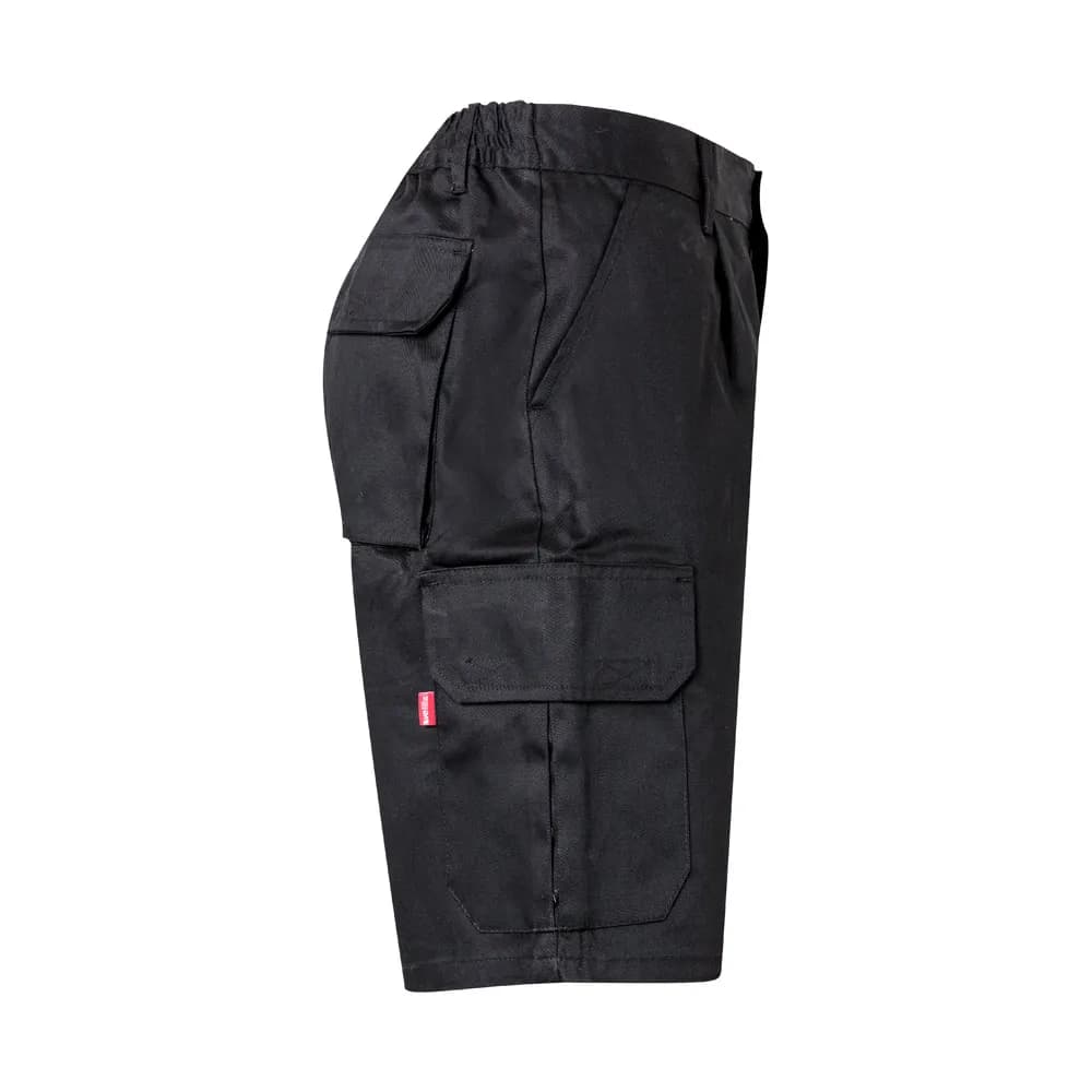 Bermudashorts aus Multi-Pocket-Twill (200g/m²), aus Baumwolle (35%) und Polyester (65%) - VL CHIONE - Schwarz